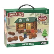 LINCOLN LOGS On the Trail - Real Wood Logs - 59 parts - Ages 3 and up