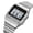 H, variant on Retro Stainless Steel Digital Watch, 30M Waterproof with Luminous Display & Countdown Timer, Classic Square Design for Outdoor Sports & Business Wear
