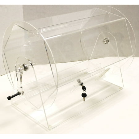 Brybelly GRAF-103 Acrylic Raffle Drum - Large