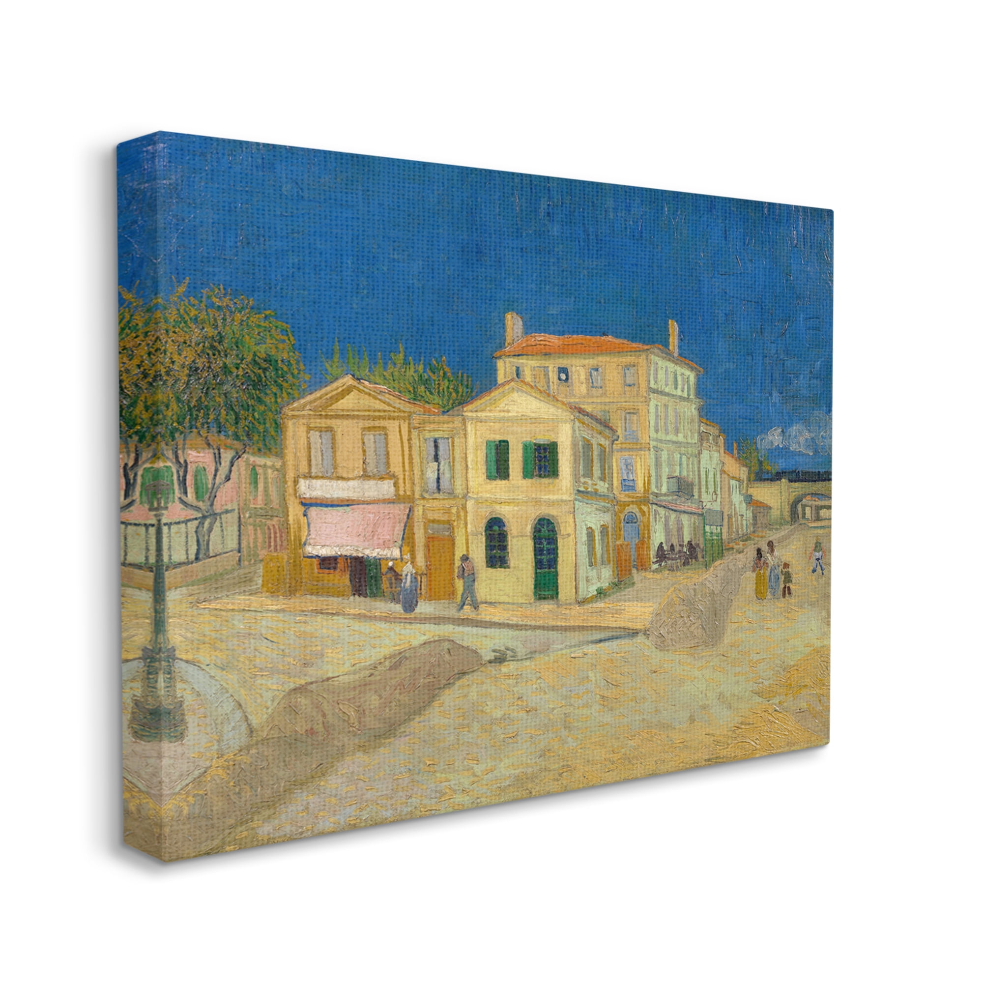 Stupell Industries The Yellow House Vinvent van Gogh Classic Painting Painting Gallery Wrapped Canvas Print Wall Art, Design by one1000paintings