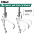 thumbnail image 5 of 25“-47” Collapsible Snake Grabber, DIDADI Professional Reptile Snake Tongs,Snake Catcher Safe for Snakes,Stainless Steel Reptile Catcher Stick with Lock Zigzag, Wide Jaw Handling Tool for Outdoor Yard, 5 of 6