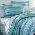 thumbnail image 5 of Poppy & Fritz Alex Comforter Set Blue Ocean Stripes Comforter, Full/Queen, 5 of 7