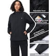 thumbnail image 2 of Pdbokew Packable Rain Jacket for Women Waterproof Raincoats with Hood Black L, 2 of 7