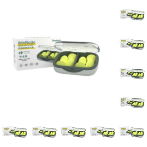 Tapones para los Oídos Kearding Silicona 10Conjunto Verde 4 piezas