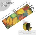 thumbnail image 5 of Yayeee Runner Rug for Bedroom 2'x6' Machine Washable Hallway Non Slip Mat, Retro Autumn Leaves, 5 of 8