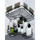 thumbnail image 3 of 1pc Bathroom Shelf, Shower Caddy Rack, Bathroom Kitchen No Punching Triangle Storage Rack, Shower Shelf, Shampoo Storage Rack Holder, Bathroom Accesso, 3 of 5