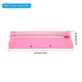 thumbnail image 2 of Unique Bargains 9 Inch Paper Cutter, 2Pcs Portable Paper Trimmer Slicer Scrapbooking Tool with Cutter Head Blade, Pink, 2 of 7