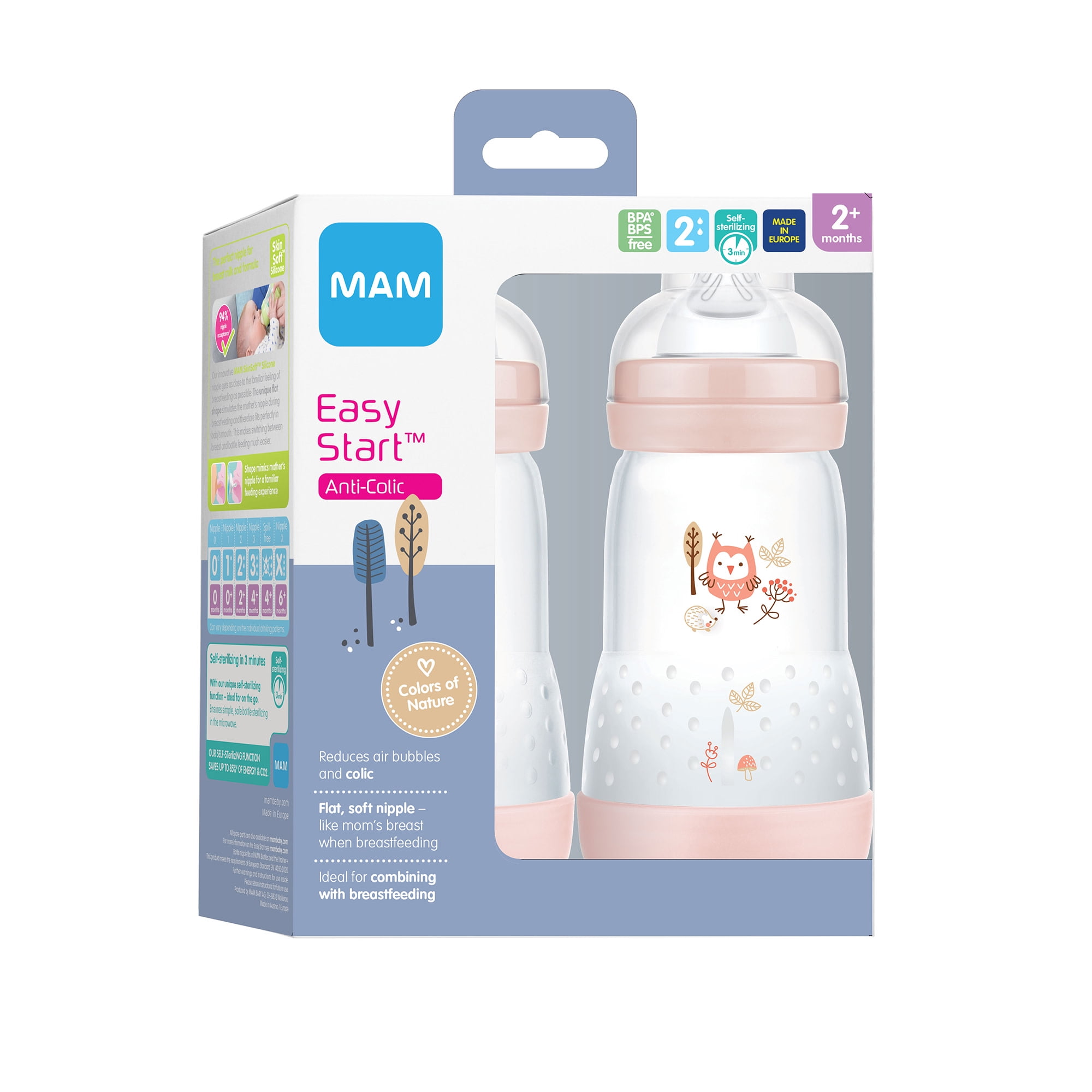 Anti Colic How Many Oz In A Baby Bottle Avent S MAM Easy Start - Main Image
