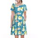 thumbnail image 1 of Easygdp Cute Polar Bear Fishing para Vestido Transpirable de Mujer, Vestido Suelto de Manga Corta con Pliegues y Bolsillos para el Verano, 1 of 6