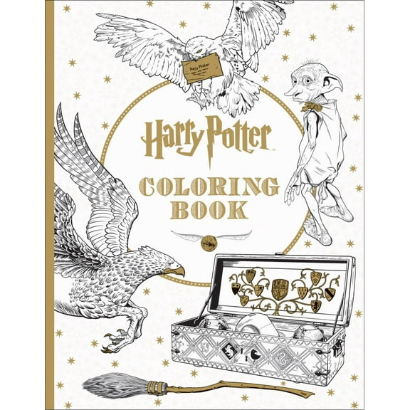 Harry Potter Coloring Book, 96 pages (Paperback)
