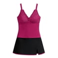 thumbnail image 4 of FDGIU ‌‌Women's Tankini Swimsuits - Tummy Control Twist Front Cutout Swim Dress with Shorts Bottom Swimwear, 4 of 7