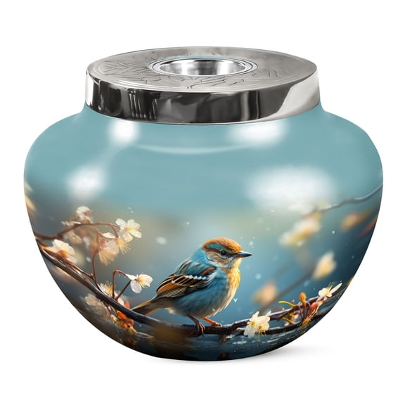 KARYLIZ Bird Urn For Human Ashes Adult Male - Urns For Cremation Ashes Mother - Large Urns For Human Ashes Adult Female - Urns For Burial In Ground - Memorial Urn
