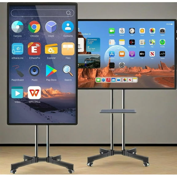 OmninexHub 49''Smart Board, Touch Screen Board, Digital Electronic Calendar Interacti Whiteboard, All-In-One Computer 1080P Monitor Player for Advertisin, Classroom And Digital Signage Displays