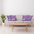 thumbnail image 4 of Ambesonne I Love You Throw Pillow Cover 4 Pack, Magic Happy Rainbow, 24", Violet, 4 of 5