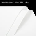 thumbnail image 2 of Pearlescent Film Flower Wrapping Paper 22.8x22.8 Inch Waterproof Cream White Pack of 10, 2 of 7