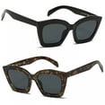 thumbnail image 2 of Women Vintage Cat Eye Sunglasses Lolita Fashion Thic Premium Shades UV403, 2 of 4