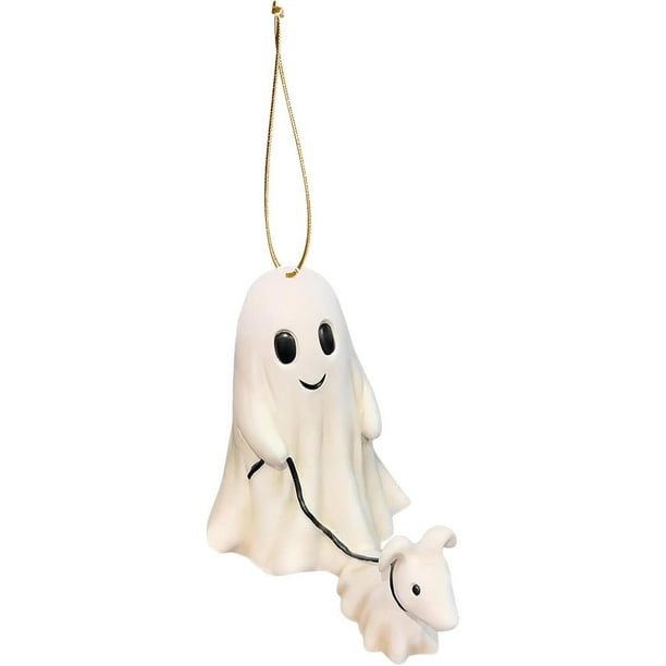 Estatua de perro fantasma que camina - Estatua de perro fantasma de Halloween 2024, Figura de perro fantasma que camina espeluznante, Decoración de interiores, Perro fantasma que camina fantasma, Deco