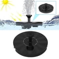 thumbnail image 1 of Floating Fountain, 5V Small Multi Nozzles Solar Fountain Easy Cleaning  For Fish  For Pool, 1 of 8
