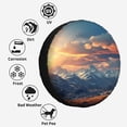 thumbnail image 4 of Mountain Sunset Polyester Universal Spare Wheel Tire Cover Custom Tire-Covers for Trailer RV SUV Truck Camper, 4 of 5