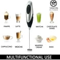 thumbnail image 3 of Original Milk Frother Handheld Foam Maker for Lattes - Whisk Drink Mixer for Coffee, Mini Foamer for Cappuccino, Frappe, Matcha, 3 of 6