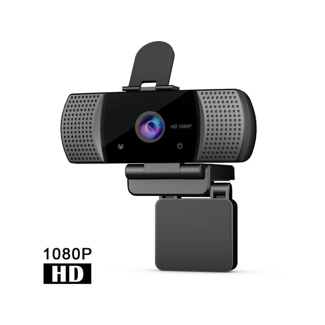 Cámara web 1080P con micrófono, cámara web EMEET C960, 2 cámaras web de transmisión con micrófono con cubierta de privacidad, cámara de computadora de 90°, cámara web USB Plug and Play para llamadas/conferencias, zoom/Skype/YouTube, computadora portátil/escritorio Rojo Verde