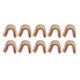 thumbnail image 1 of Puntas de latón para cuerdas de arco, paquete de 10, accesorios de caza con arco para encordar con precisión las cuerdas del arco, 1 of 8
