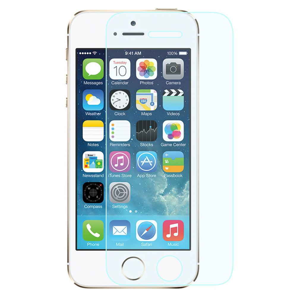 Insten Clear HD Glass Screen Protector Guard For Apple iPhone SE 5 5S