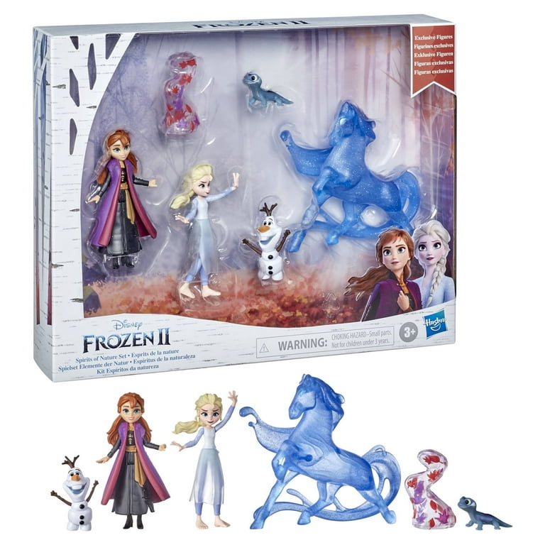 Disney's Frozen 2 Spirits of Nature Set, Includes 5 Dolls, 2 Capes