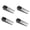 Black 4pcs, variant on KGJQ 3/4/5Pcs Heavy Duty Vertical Track Roller, Up to 110lbs Sliding Door Bottom Guide Roller, Quiet Caster Wheel for Barn Sliding Door, Cabinet, Gate & Drawer