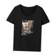 thumbnail image 3 of Camiseta para mujer Camiseta de cuello redondo transpirable de verano para la playa Día de San Valentín XL, 3 of 7