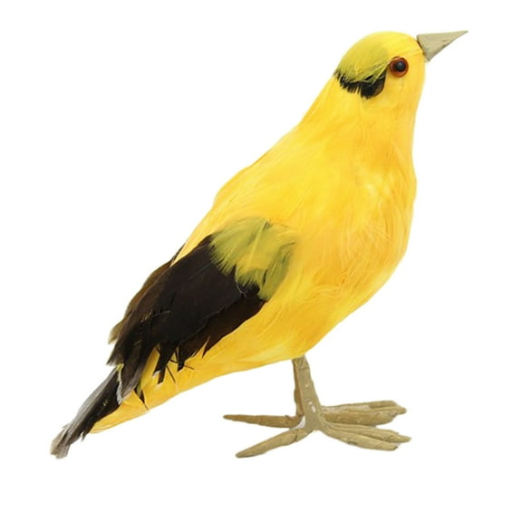 Artificial Simulation Foam Oriole, Feathered Bird Ornaments craft for home and garden Lawn Decoration Party Accessories