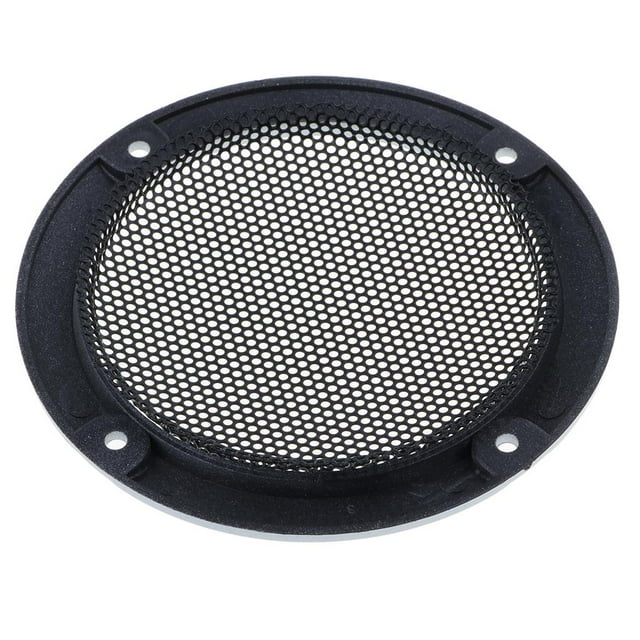 Rejillas de altavoces Rejilla protectora de subwoofer Rejilla de acero de 3 pulgadas negro
