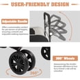 thumbnail image 6 of UBesGoo Foldable Dog Wagon with 4 Wheels,Dog Stroller for Medium to Large Dogs,Big Dog Jogger Stroller with Adjustable Handle,Grey, 6 of 10