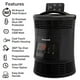 thumbnail image 5 of Calentador forzado con ventilador Honeywell HHF370B 360° Surround Heat, 5 of 14