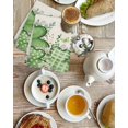thumbnail image 4 of St. Patrick's Kitchen Dish Towels for Drying Dishes Set of 2, Luck Shamrock Eucalyptus Leaves Flowers Beige Waffle Weave Microfiber Hand Tea Bathroom Towels Quick Dry & Absorbent Towel 15.7x23.6, 4 of 7