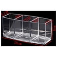 thumbnail image 3 of Organizador multiusos de 3 compartimentos, transparente mate Brillar Electrónica, 3 of 4