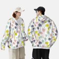 thumbnail image 4 of Fotbe Hawaiian Coconut Tree Chaqueta con Protección Solar UPF 50+ para Hombre y Mujer, Camisa con Capucha y Bolsillos-Medium, 4 of 7