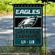 thumbnail image 2 of Bandera WinCraft Philadelphia Eagles 2 Time Champions 32 x 45 cm, 2 of 5