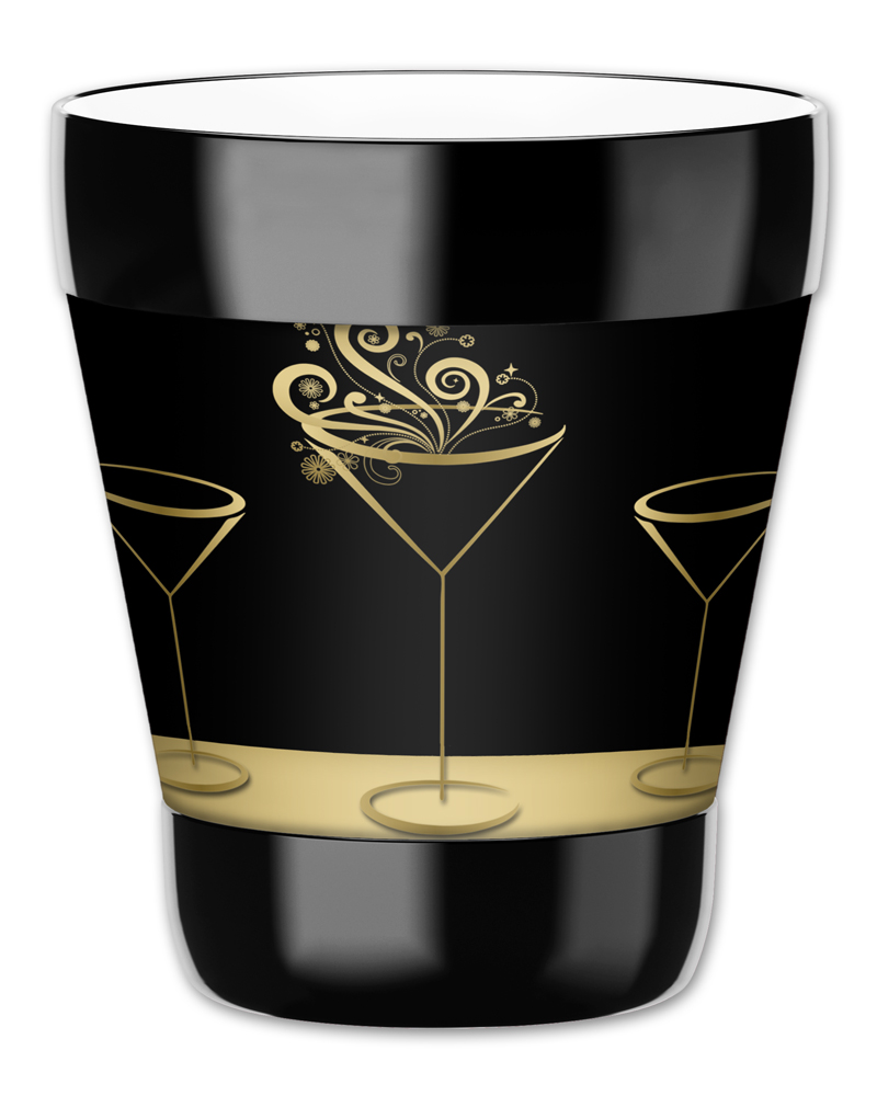 Mugzie 12Ounce "Low Ball" Tumbler Drink Cup with Removable Insulated