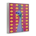 thumbnail image 2 of Stupell Industries Contemporary Vibrant Mod Peacock Gray Framed Giclee Art, 16 x 20, by Marcus Prime, 2 of 7