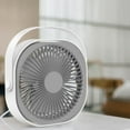 thumbnail image 4 of 6inch Portable USB Recharging 3 Speeds Desktop Mini Cooling Fan for Home Office, 4 of 10