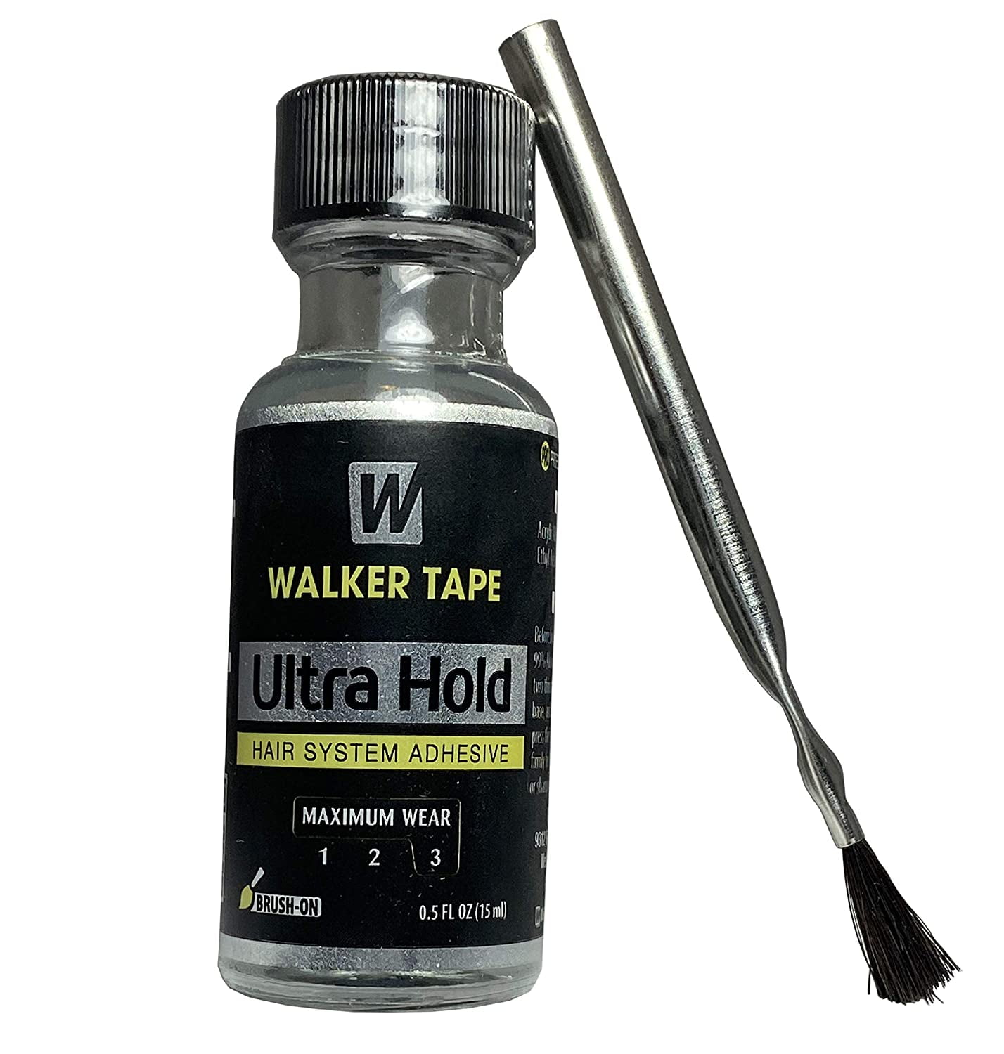 Ultra Hold Hair System Adhesive 0.5oz with Brush Applicator for Wig