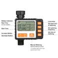 thumbnail image 4 of Amdohai 3 Separate Programs Water Timer 3in Large Screen IP65 Waterproof Auto and Manual Mode Hose Timer Sprinkler Timer Single Valve Digital Watering Timer for Garden Lawn, 4 of 7