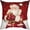 Santa Claus Thh1787, variant on Pink Floral Throw Pillow Covers Happy Mother''s Day Soft Decorative Throw Pillowcase Indoor/Outdoor Square Pillow Cover Cushion Case for Couch Sofa Bedroom Car (30in x 30in)
