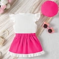thumbnail image 7 of JUMEYU Girl Birthday Set 2 Piece Baby Girl Toddler Kids Birthday Party Dress Princess Tulle Dress 12 18 Months (Hot Pink,12-18 Months), 7 of 7