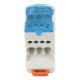 thumbnail image 2 of Distribution Terminal Block UKK - 80A Din Rail Terminal Blocks Distribution Box Electric Wire Connector Universal Power Junction Box with Protective Cover, 2 of 7