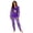 Women, variant on Halloween Pajamas, Family Matching Pajamas, Halloween Pajamas for Family, Halloween Family Pajamas Purple Cute Ghost With Witch Hat Long Sleeve Pants Set for Holiday Celebration, Baby 12 Months