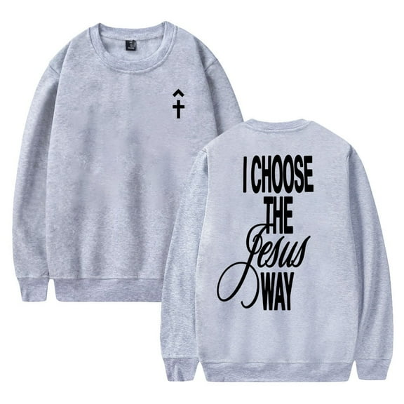 Phil Wickham I Choose The Jesus Way Long Sleeve Fashion Crew Neck Pullover Unisex Casual Wear
