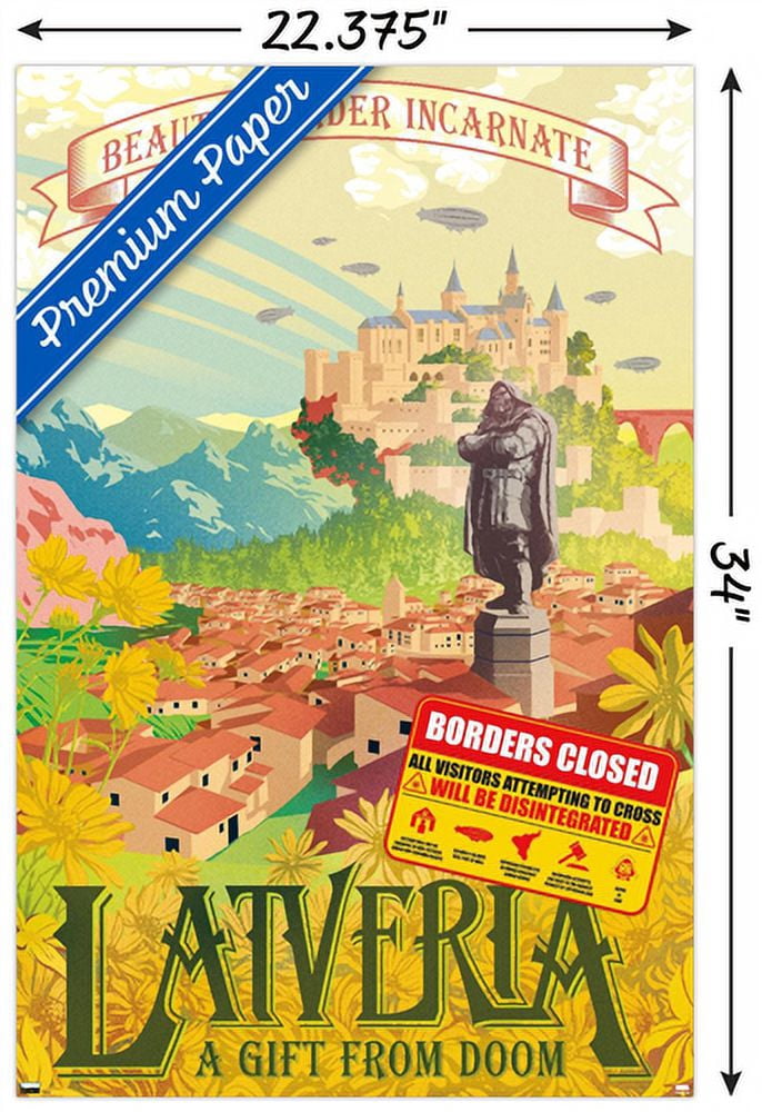 Marvel: Hero Lands - Latveria Wall Poster, 22.375" x 34"