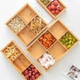 thumbnail image 3 of Hot Pot Food Plate Three Grids Food Container Desktop Vegetable Tray Fruit Dish, 3 of 9